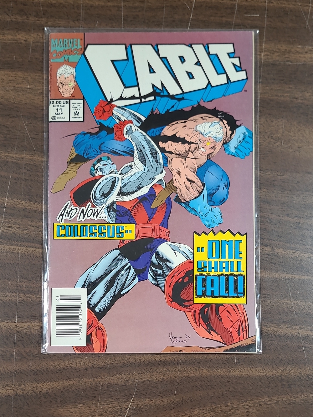 Cable Comic Book - Marvel - #11 May 1994 Bagged